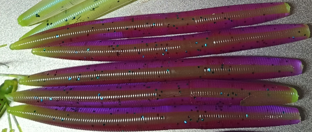 Red Shell Core Shot Stickbaits Poison Berry | Worm Bait Recipe — ColorForBaits | ColorForBaits