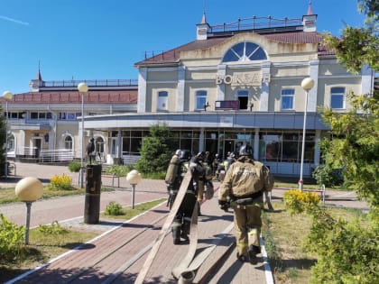 В здании железнодорожного вокзала города Вязники состоялось пожаро-тактическое учение