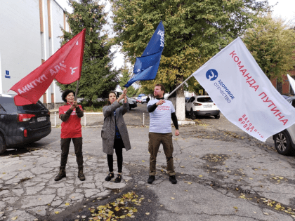 Автопробег, посвященный дню рождения Президента, состоялся во Владимире