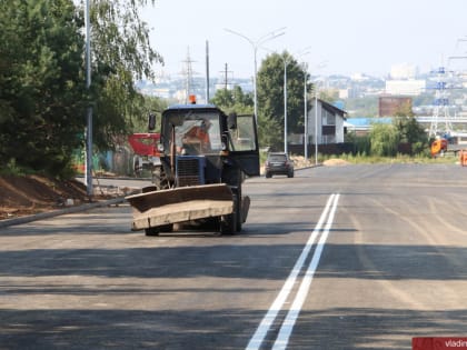 Движение автотранспорта в районе примыкания ул. Юбилейной к Рпенскому проезду во Владимире откроют раньше срока