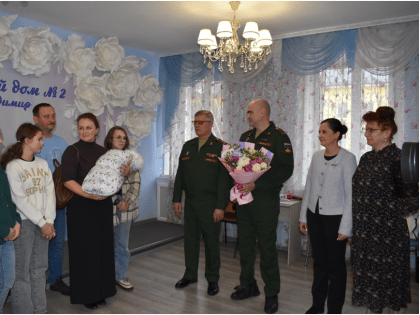 Сегодня во втором роддоме прошла торжественная выписка супруги участника СВО