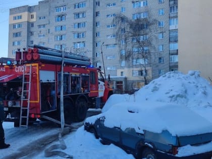 Из горящей девятиэтажки во Владимире эвакуировали 5 детей