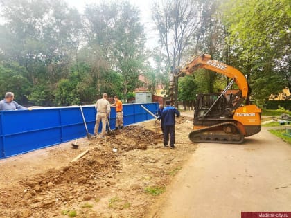 Во Владимире по программе «Газпром-детям» строят три многофункциональные спортивные площадки
