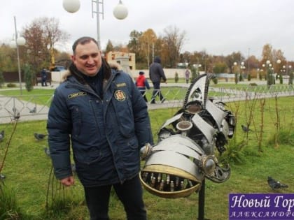 Александр Байер предложил поощрить автора металлических скульптур из Александрова