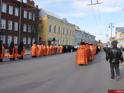 Крестный ход перекроет на Пасху движение в центре Владимира