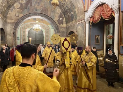 Епископ Ковровский Стефан совершил Литургию в Свято-Успенском кафедральном соборе