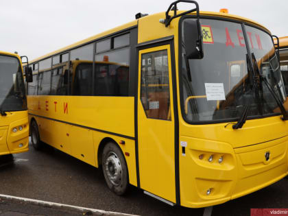 Владимирская область получила новые школьные автобусы