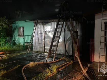 В Кольчугино пожарные вытащили ребенка из огня