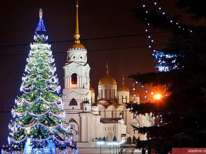 Город Владимир встретил новый 2023 год в штатном режиме