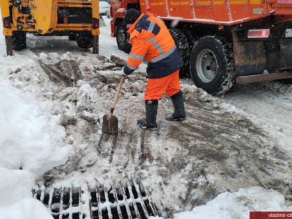 «Владимирводоканал» проводит сезонную ревизию ливневой канализации