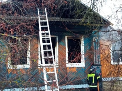 При пожаре во Мстёре пострадали 2 человека