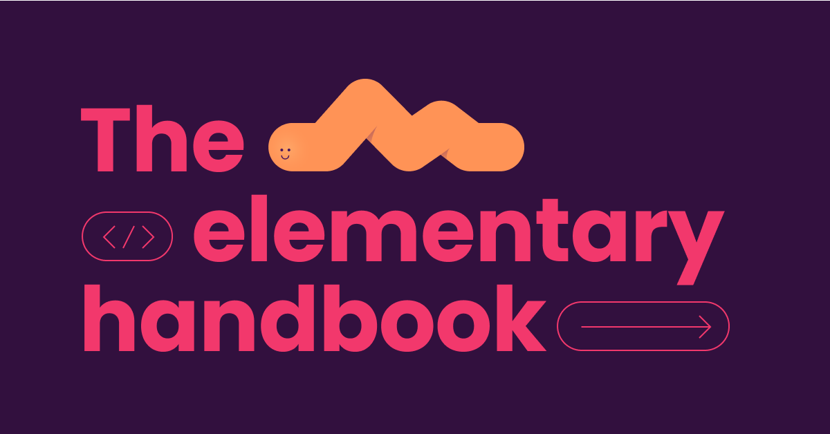 Elementary handbook banner