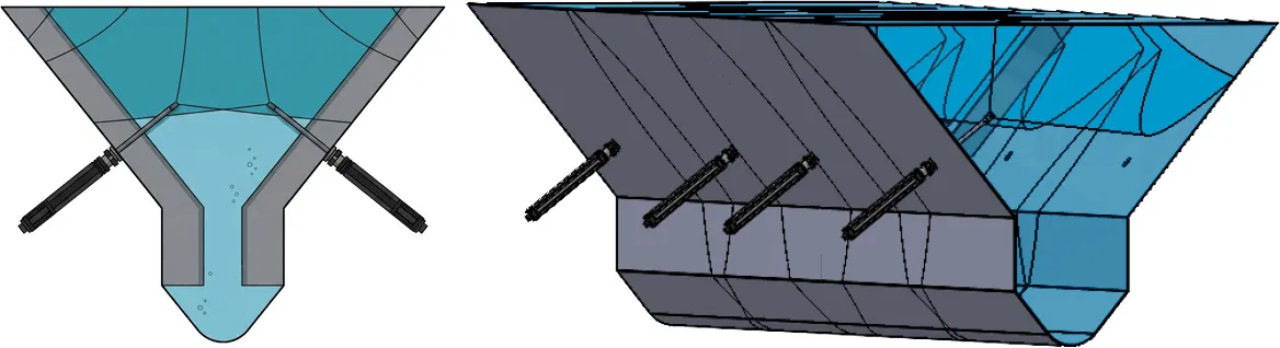 Container med installerte UKD tankvaskere