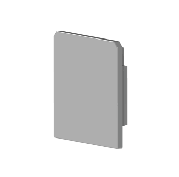 10185-Endeplate ABS- 2 stk i en pakke