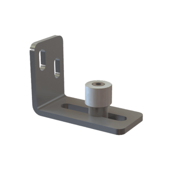 10192-Bunnstyringsbrakett for vegg med  Ø12 mm rulle -