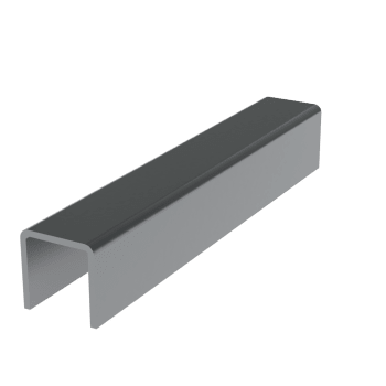 50310-AISI 316 Bunnstyresskinne, 19 mm
