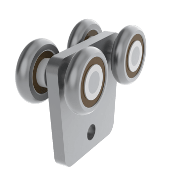 30115-AISI 316 Rullevogn,50 kg,Hull 10 mm