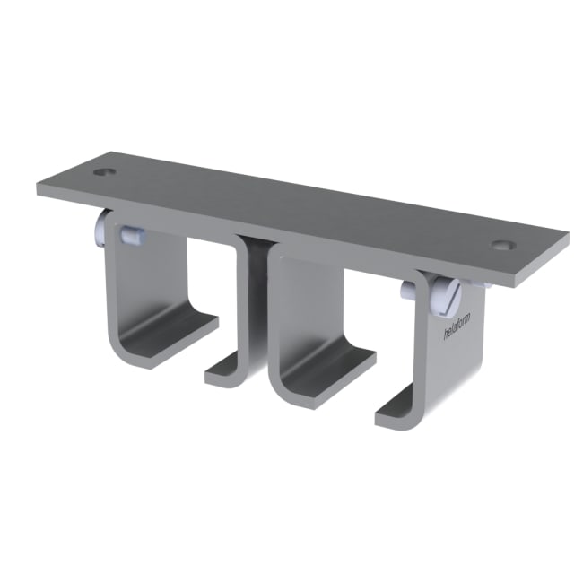 30120-AISI 316 Dobbel brakett for takmontering, fast bredde