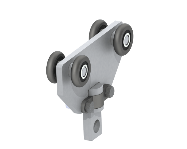 35023-Rullevogn m/svivel. 50Kg, til 100 serien