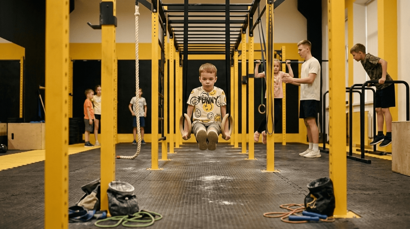 Воркаут тренировки для детей: подготовка к WORKOUT ANT