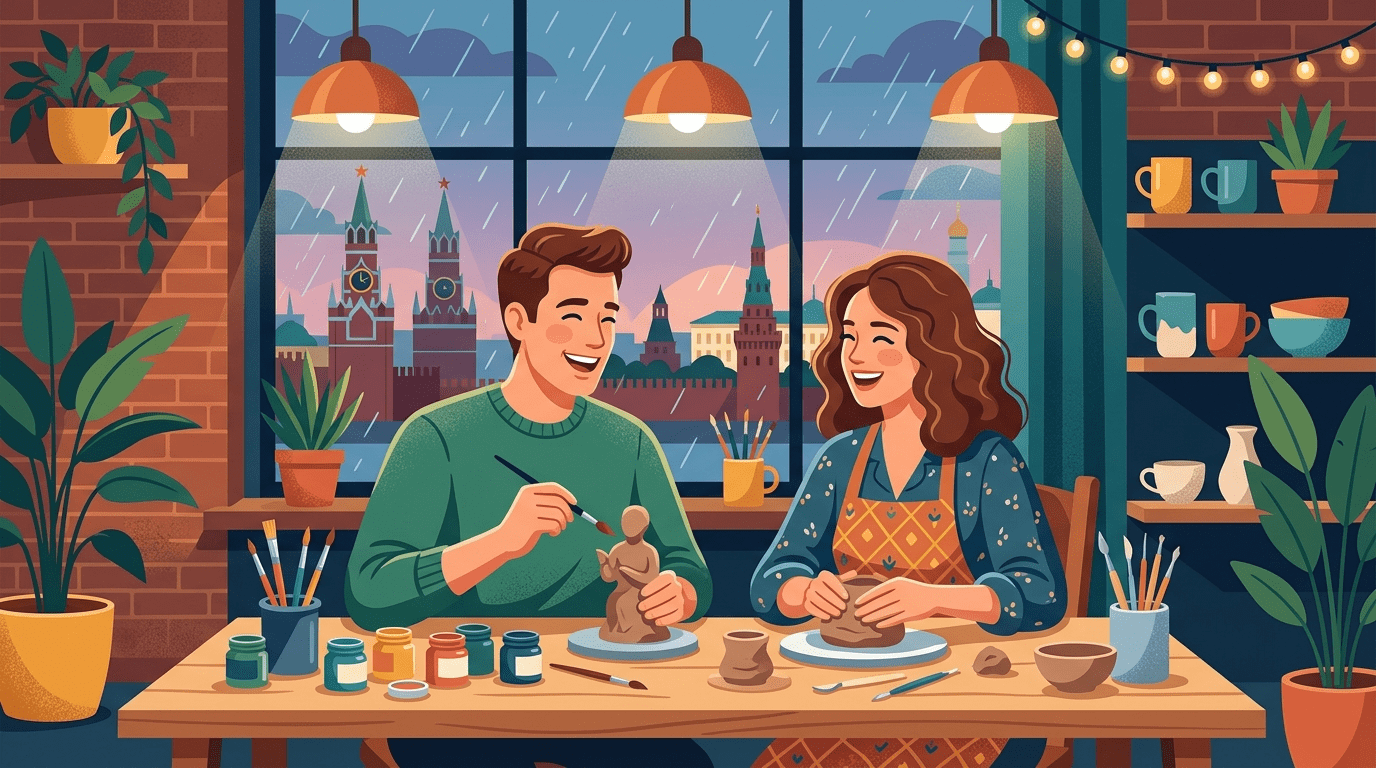 Необычное свидание для двоих в Москве: искусство ручной работы