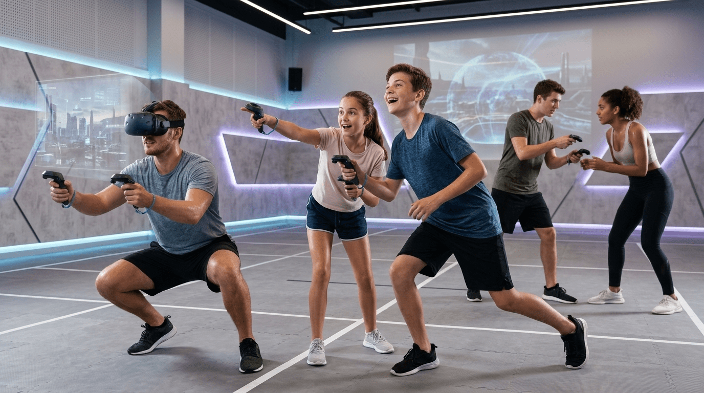 Командный дух и адреналин на VR арене в Пензе