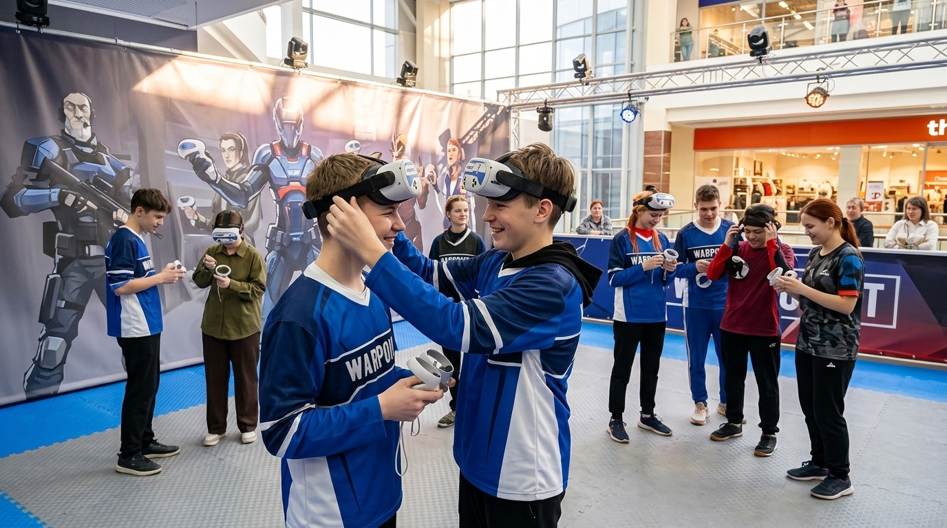 Экипировка героя на VR арене Пенза в ТЦ Салют