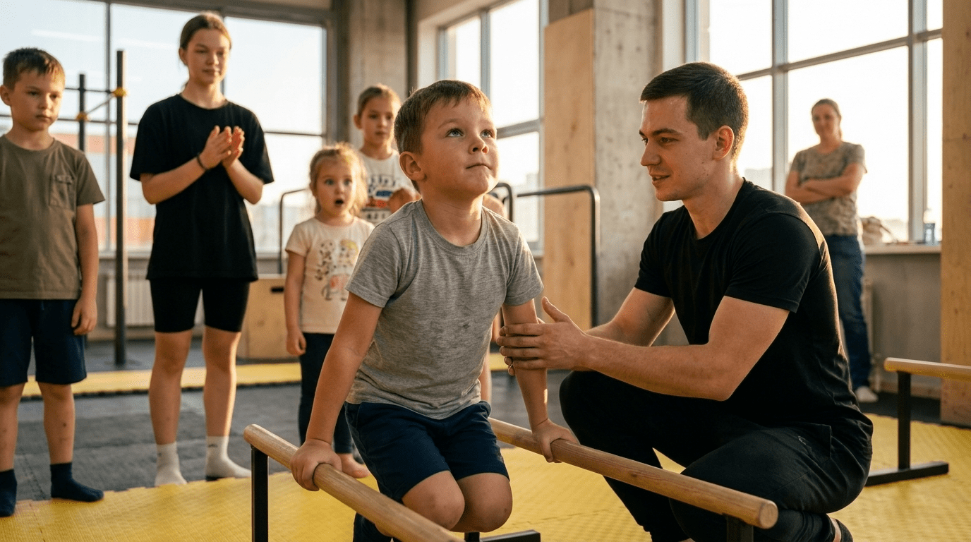 Воркаут для детей: научим каждого с нуля