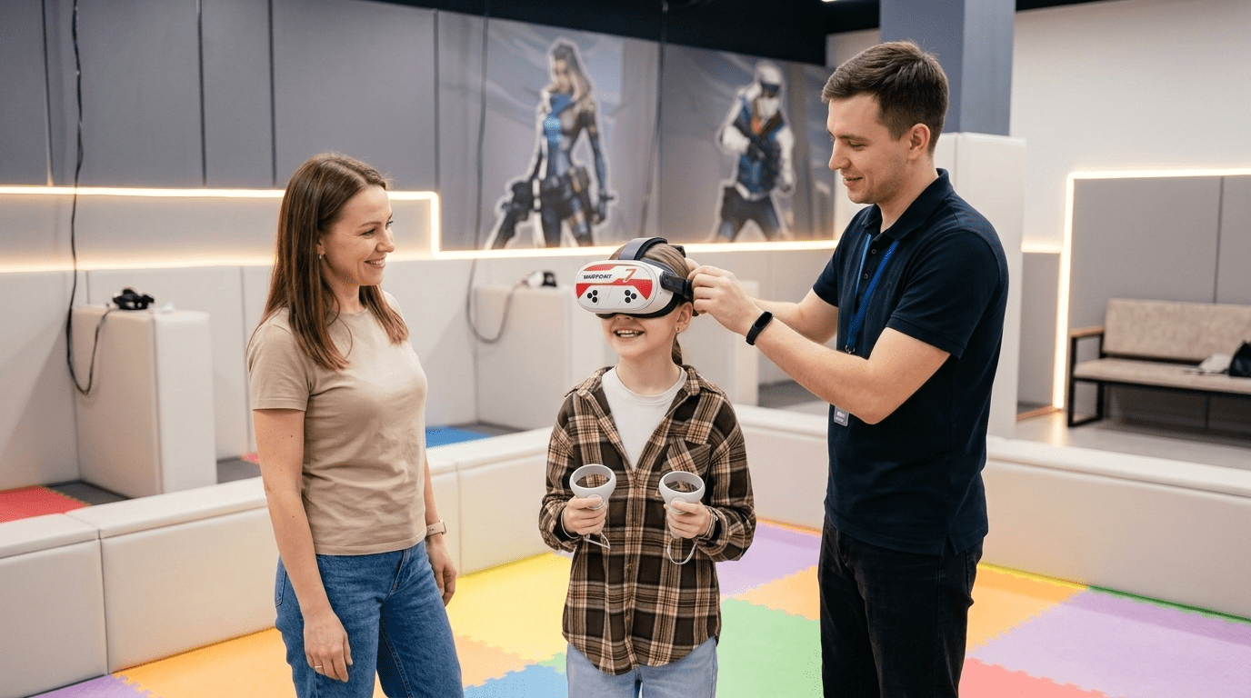 Безопасность и комфорт на VR-арене WARPOINT Пенза