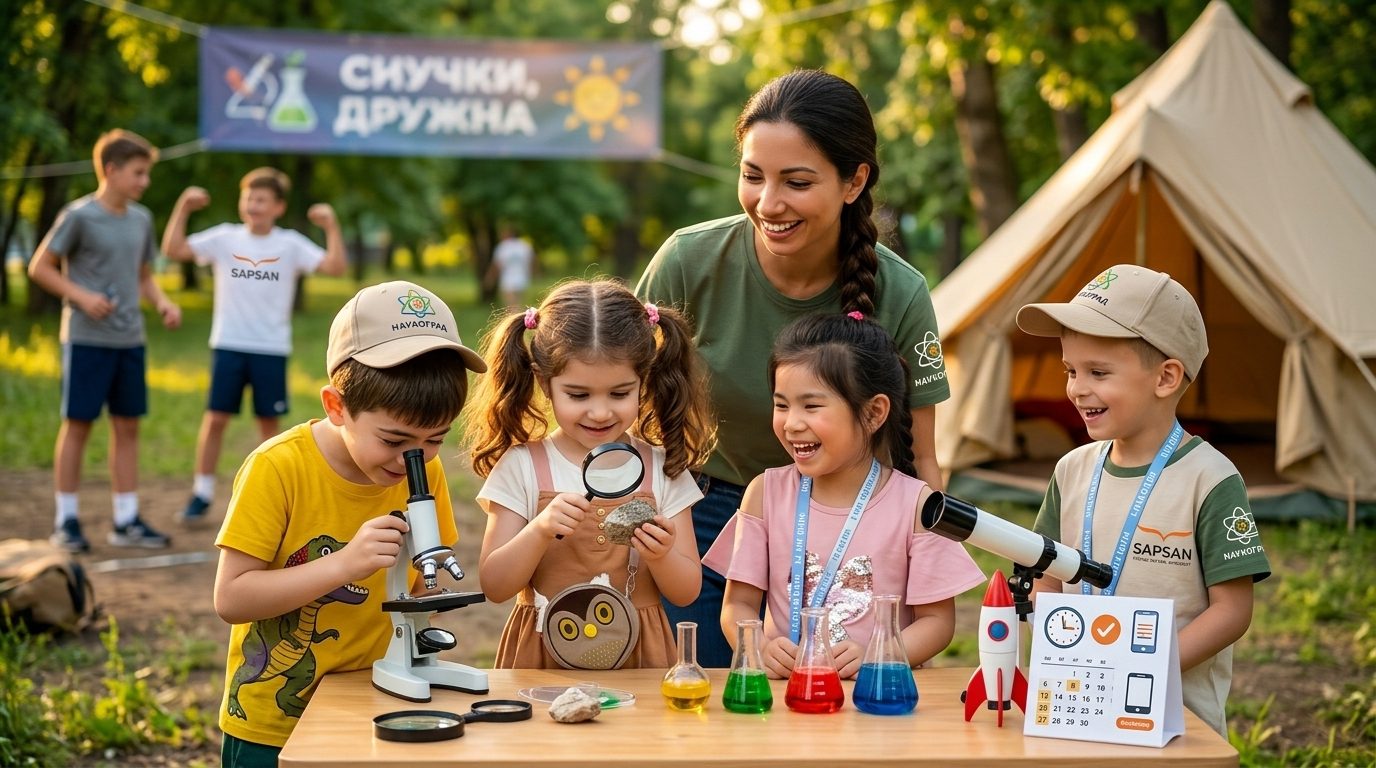Откройте новые горизонты в лагере НАУКОГРАД: бронирование на