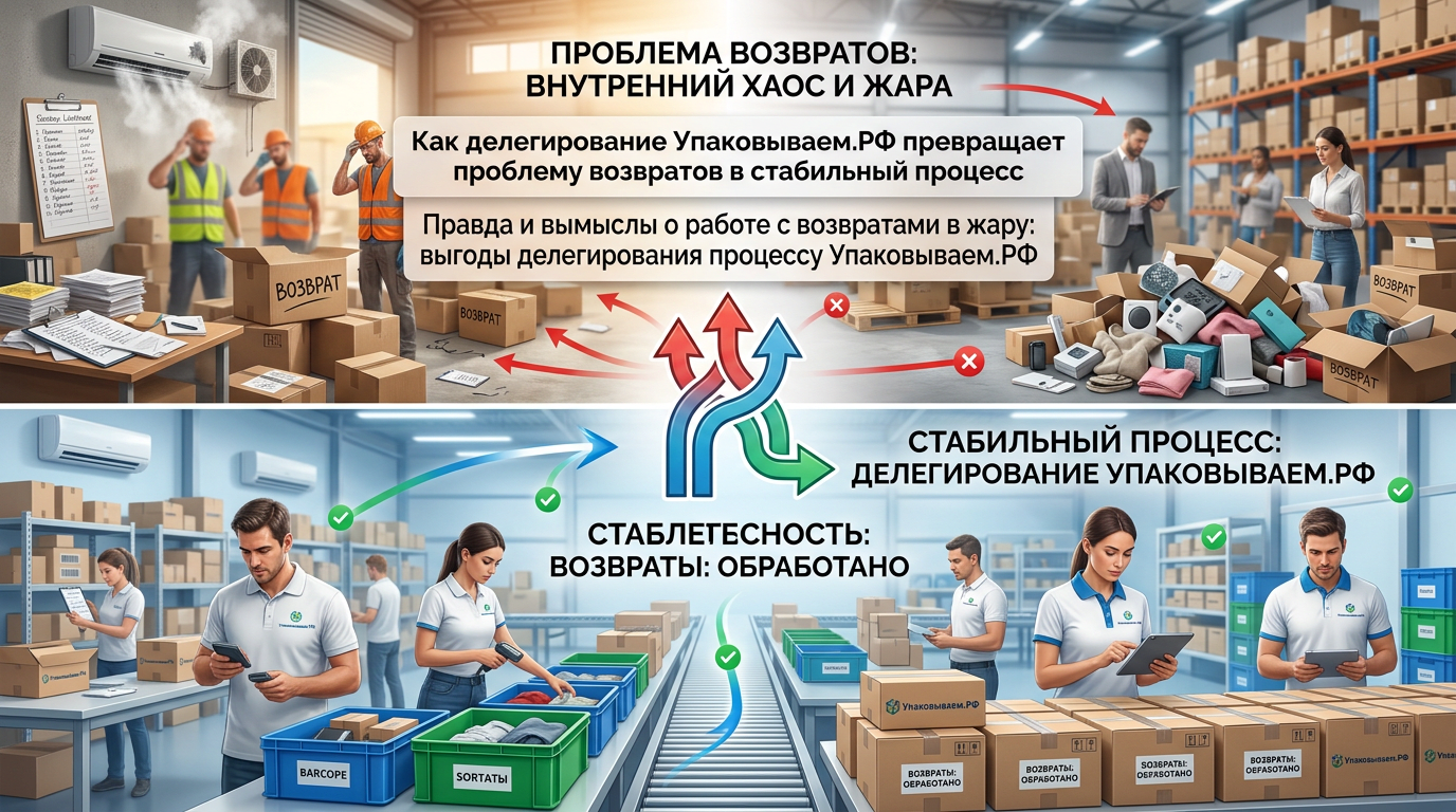 Как делегирование Упаковываем.РФ превращает проблему возвратов в стабильный процесс