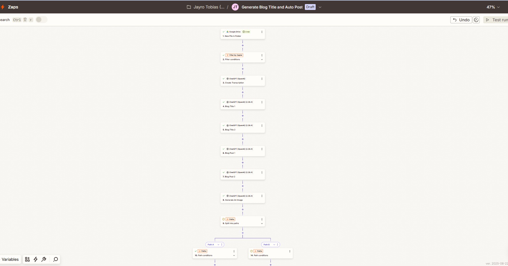 Generate Blog Title and Auto Post