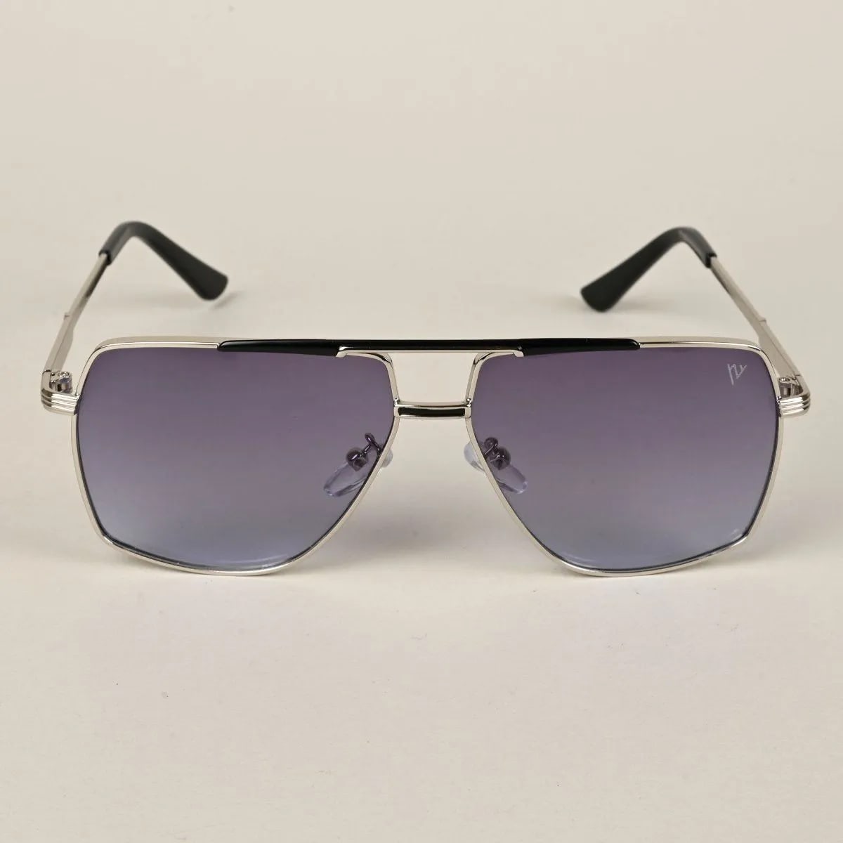 Metal WayfarerSunglasses for Men & Women - Silver