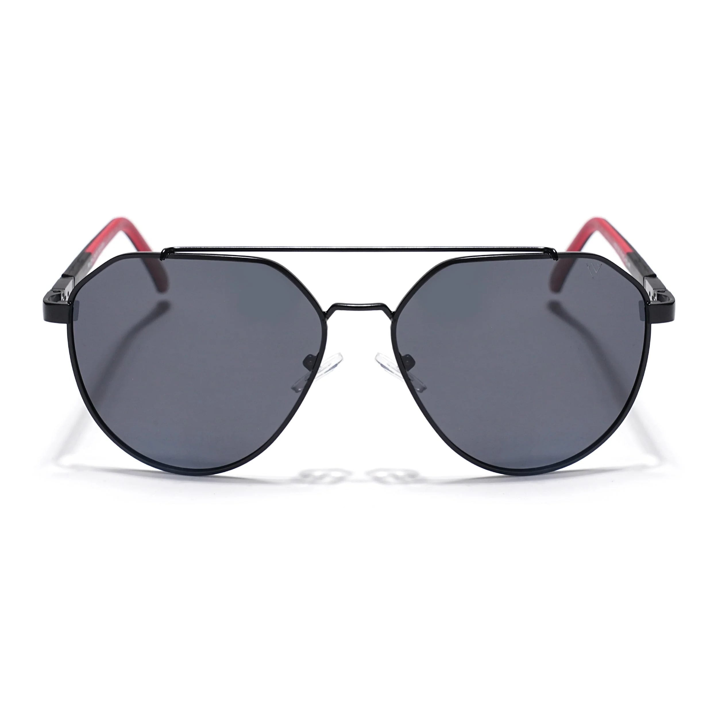 Black Aviator Polarized Sunglasses - PMG4286