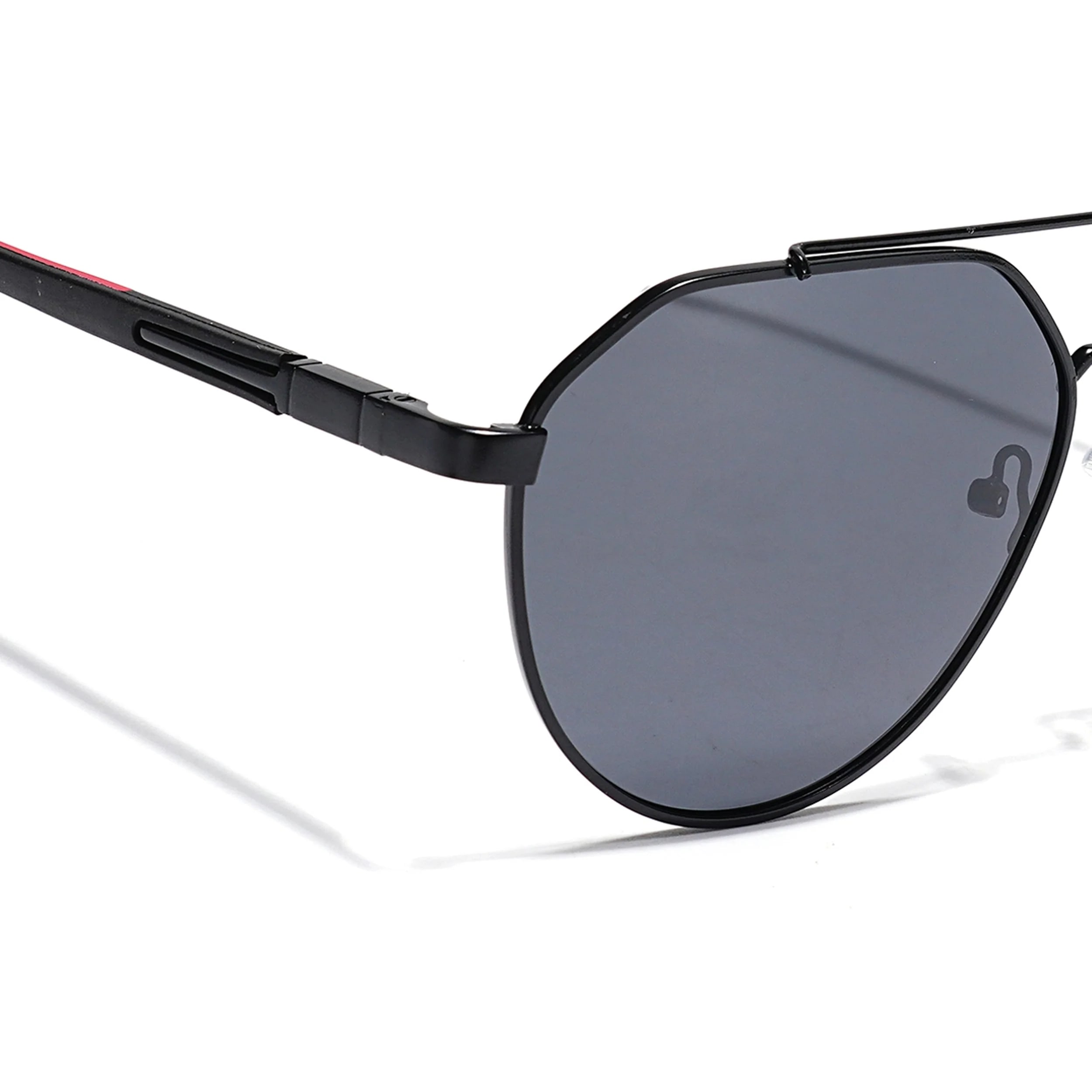 Black Aviator Polarized Sunglasses - PMG4286