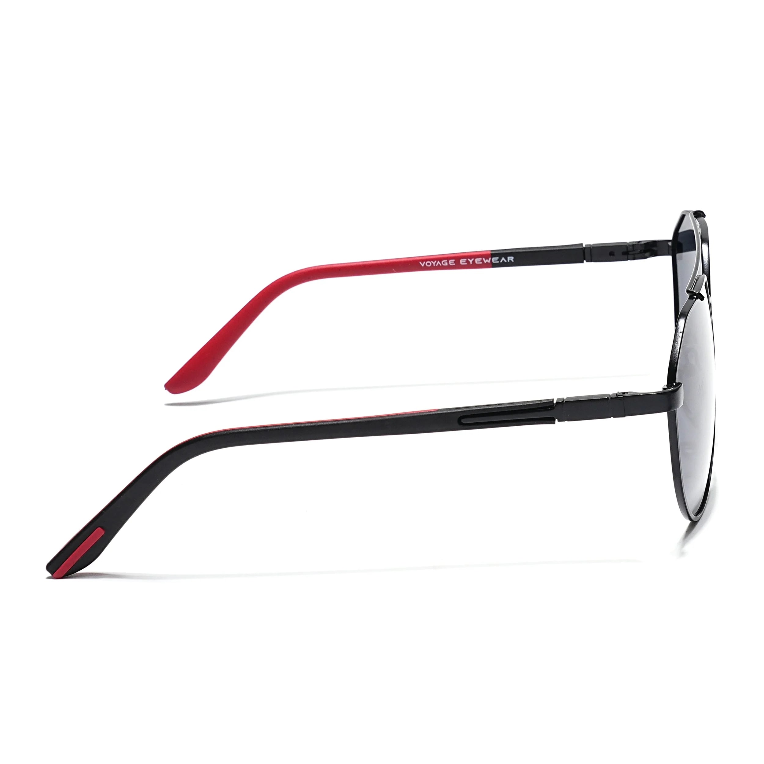 Black Aviator Polarized Sunglasses - PMG4286