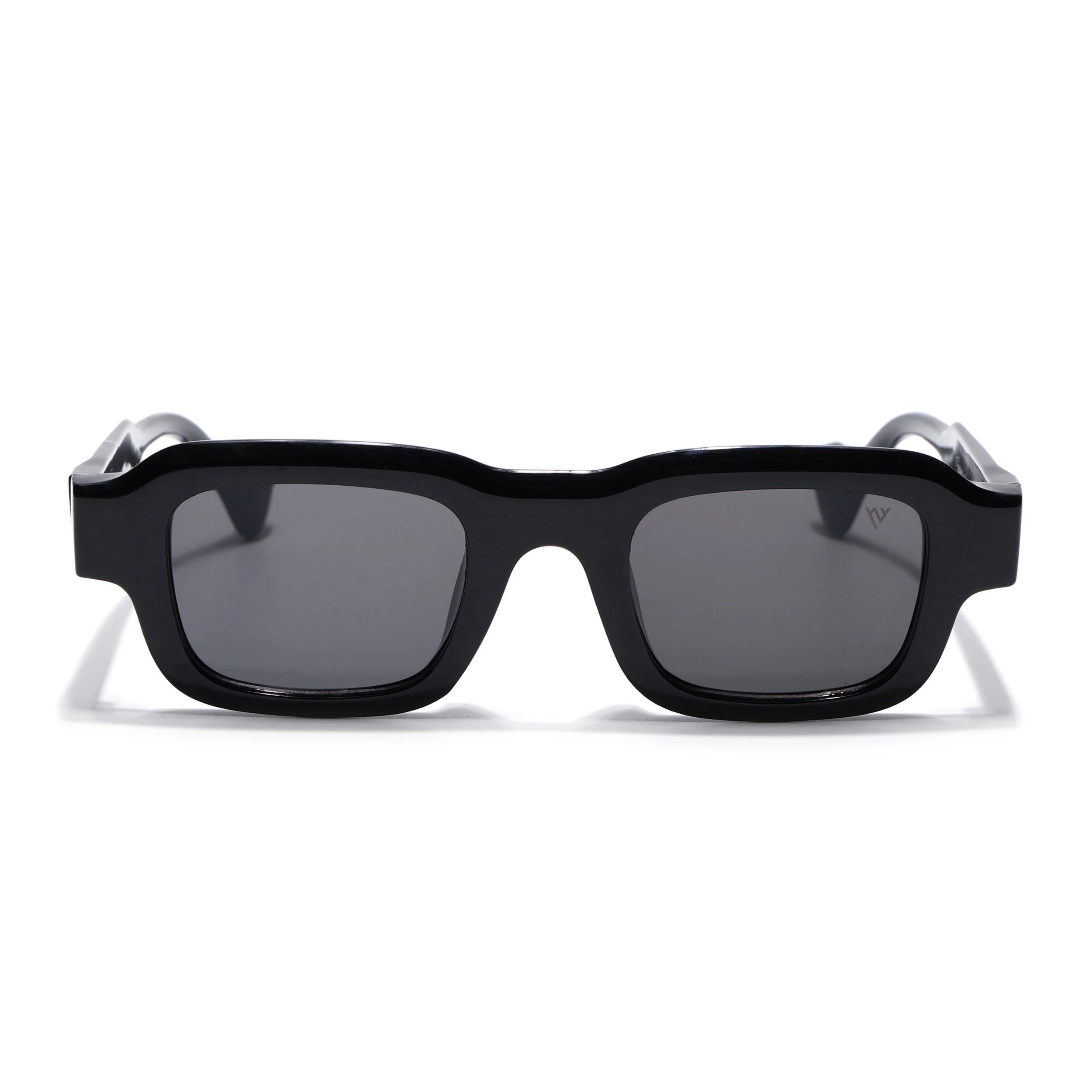 Square Sunglasses for Men & Women (Black Lens | Black Frame - MG7155