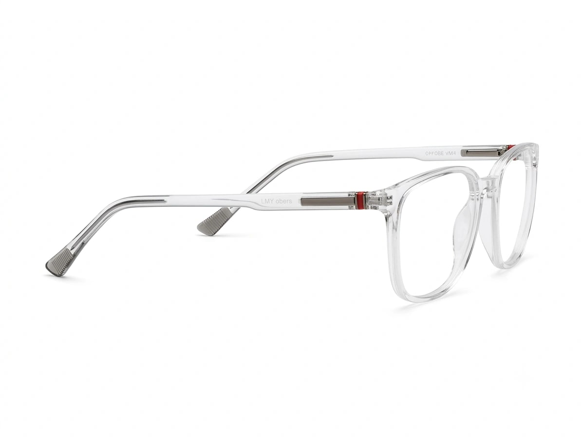 EYECONIC ARK | FLEXIBLE | SQUARE FULL RIM FRAME | TRANSPARENT | SIZE : M