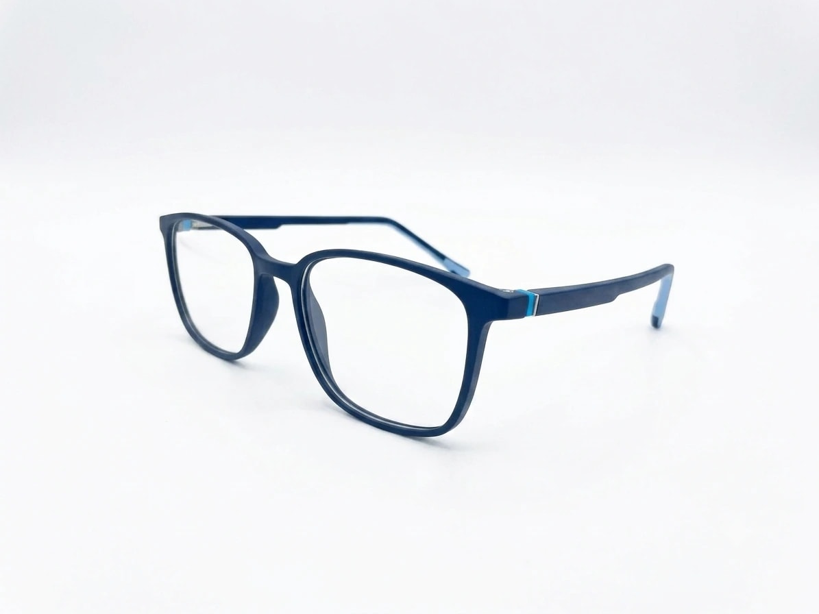 EYECONIC ARK | FLEXIBLE | SQUARE FULL RIM FRAME | BLUE| SIZE : M