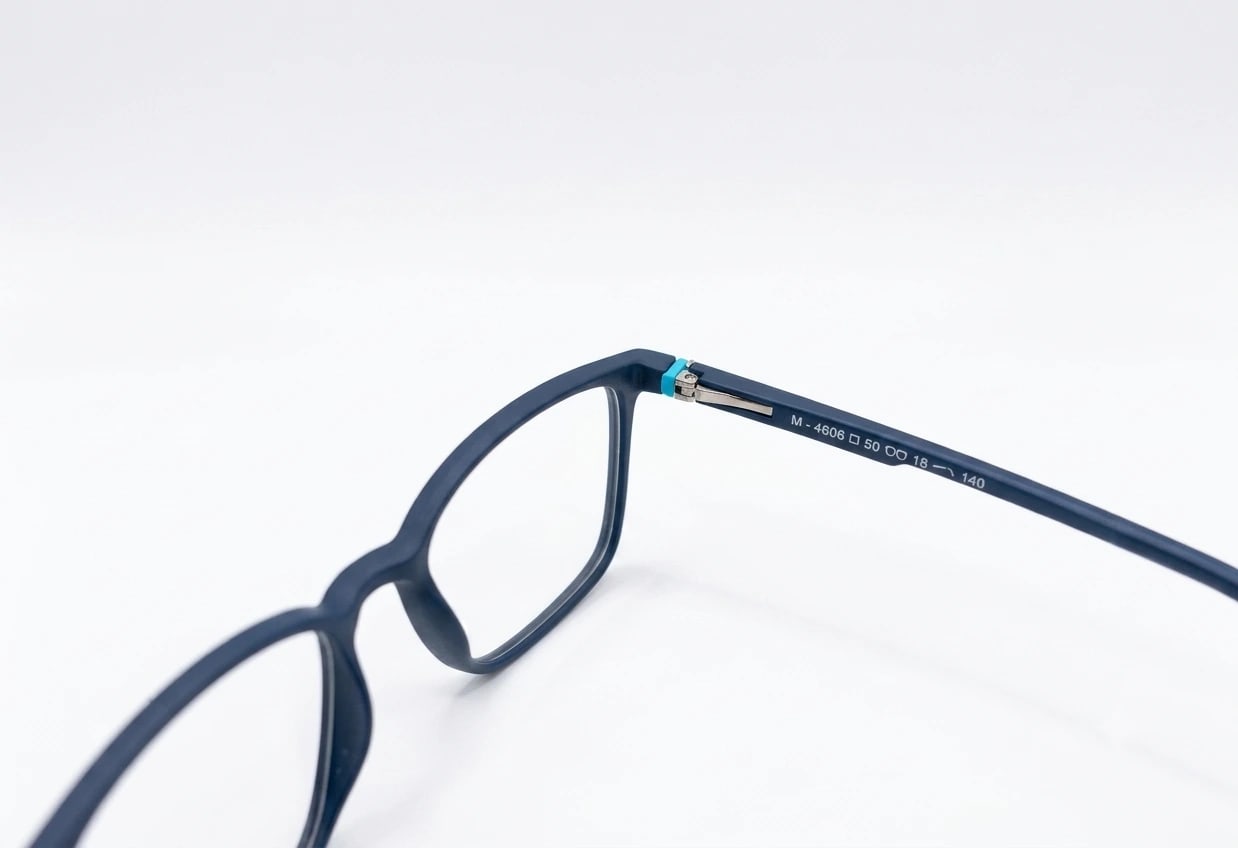 EYECONIC ARK | FLEXIBLE | SQUARE FULL RIM FRAME | BLUE| SIZE : M