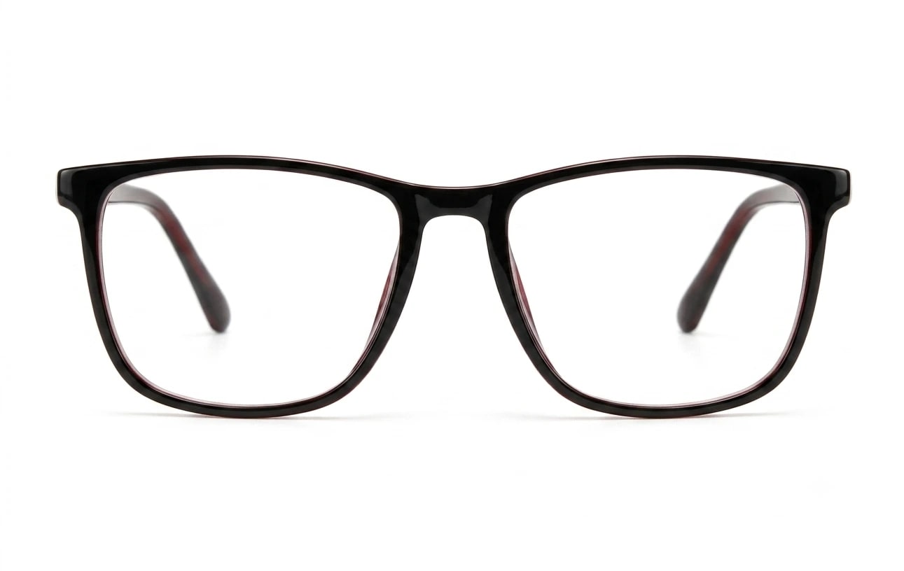 EYECONIC | SQUARE FULL RIM FRAME | G.MAROON | SIZE : M
