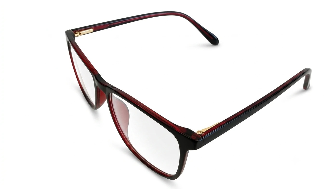 EYECONIC | SQUARE FULL RIM FRAME | G.MAROON | SIZE : M
