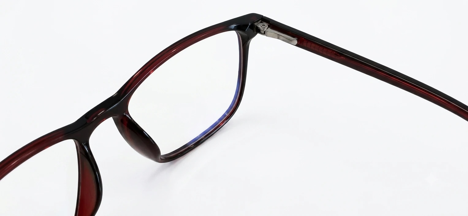 EYECONIC | SQUARE FULL RIM FRAME | G.MAROON | SIZE : M