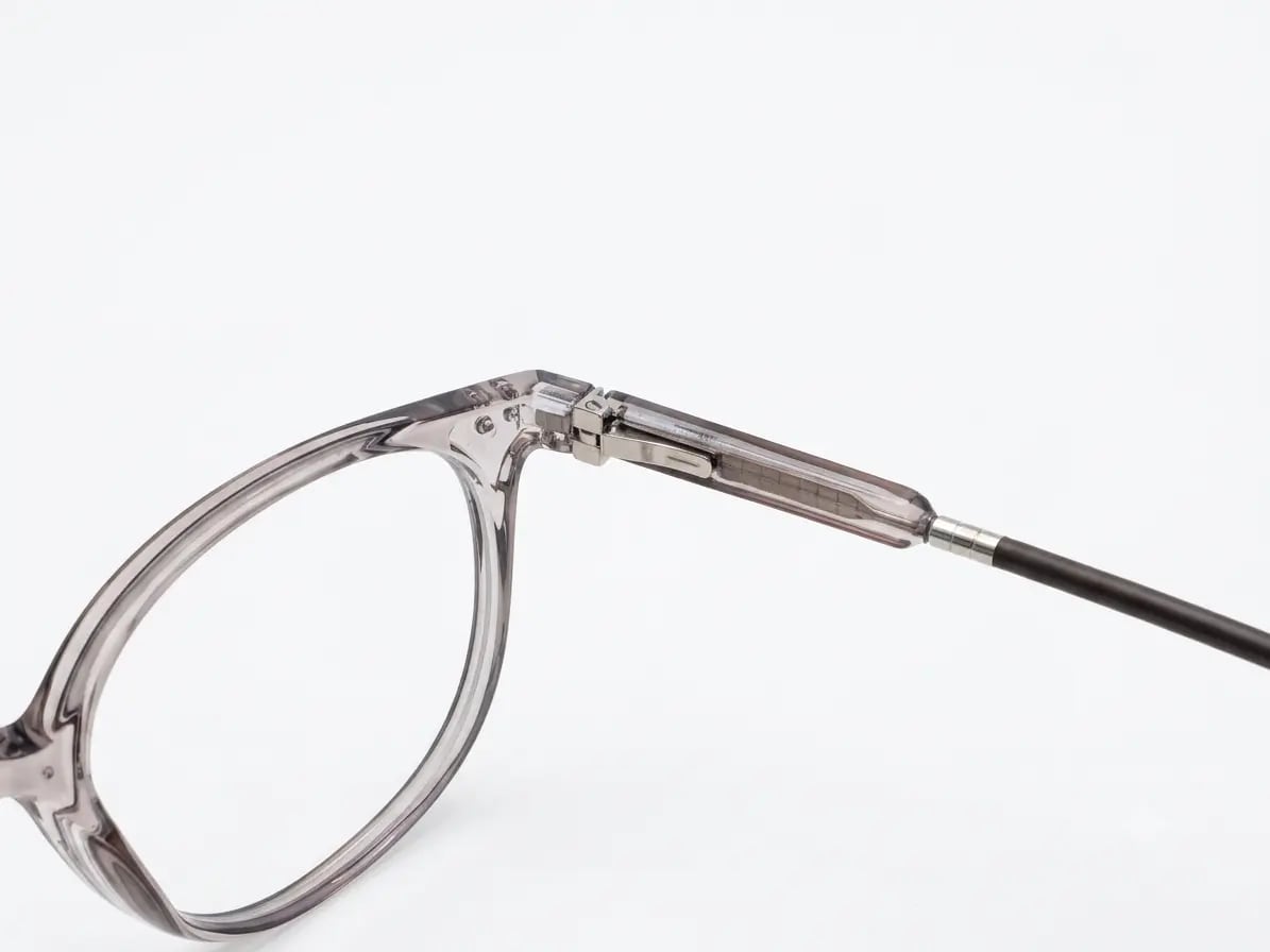 EYECONIC |ROUND FULL RIM LIGHTWEIGHT FRAME | WARM GREY| SIZE :- M