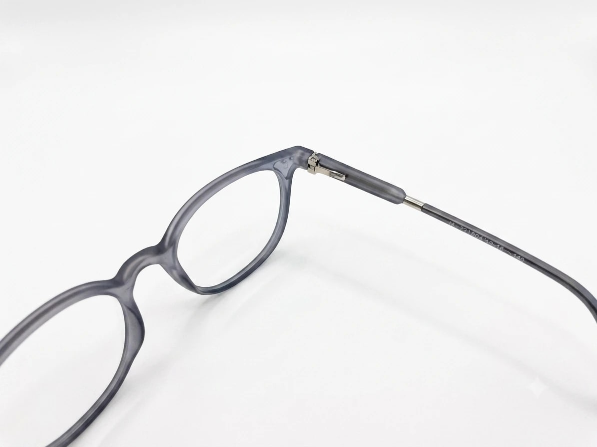 EYECONIC |ROUND FULL RIM LIGHTWEIGHT FRAME | MATTE GREY | SIZE :- M