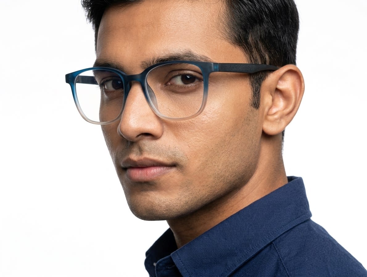 EYECONIC AIR | UNISEX | LIGHT WEIGHT | FLEXIBLE | COLOUR :- BLUE GRADIENT | SIZE :- L