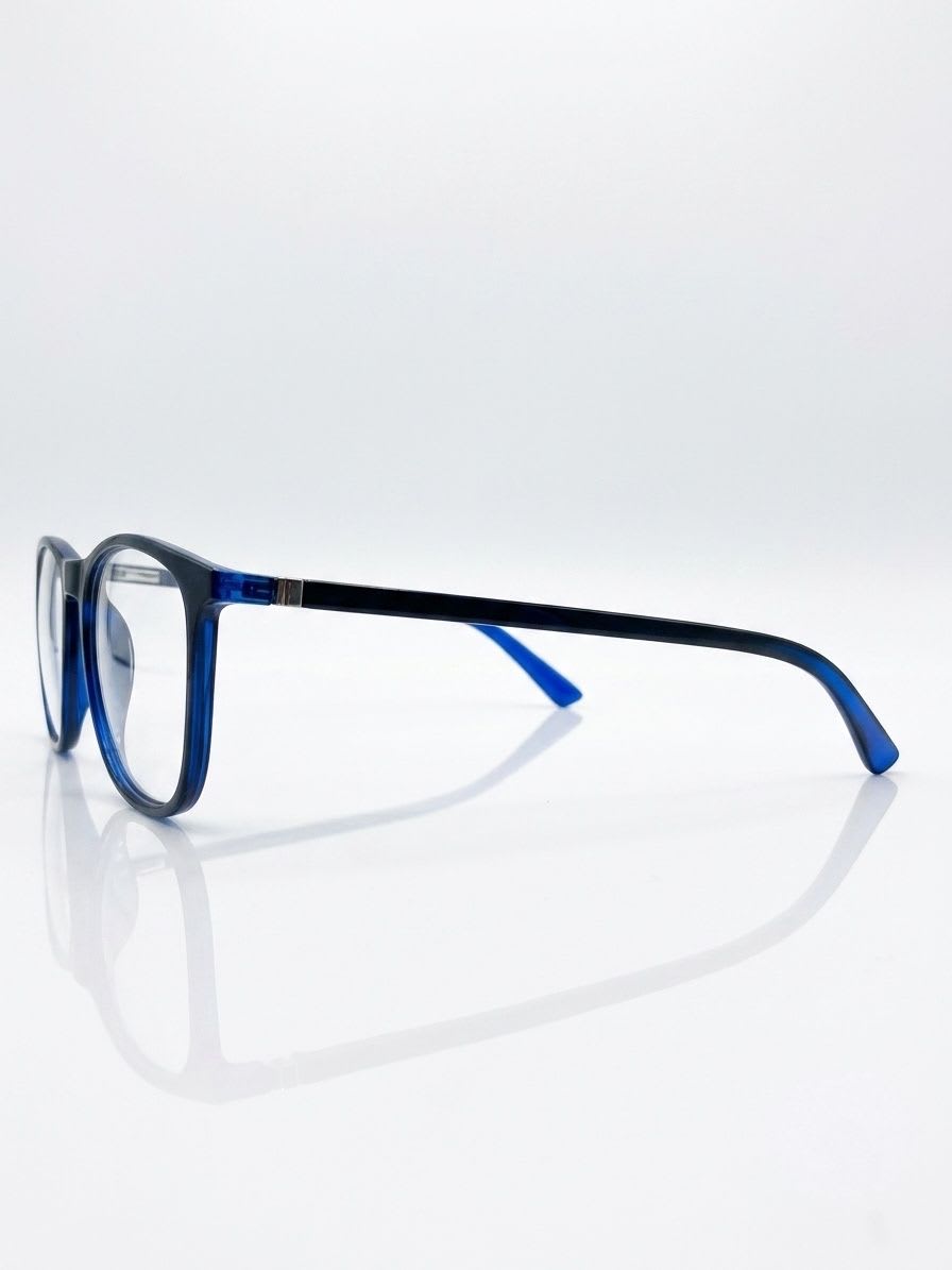 EYECONIC FLEXIBLE | UNISEX | SQUARE |BLUE| SIZE :- M