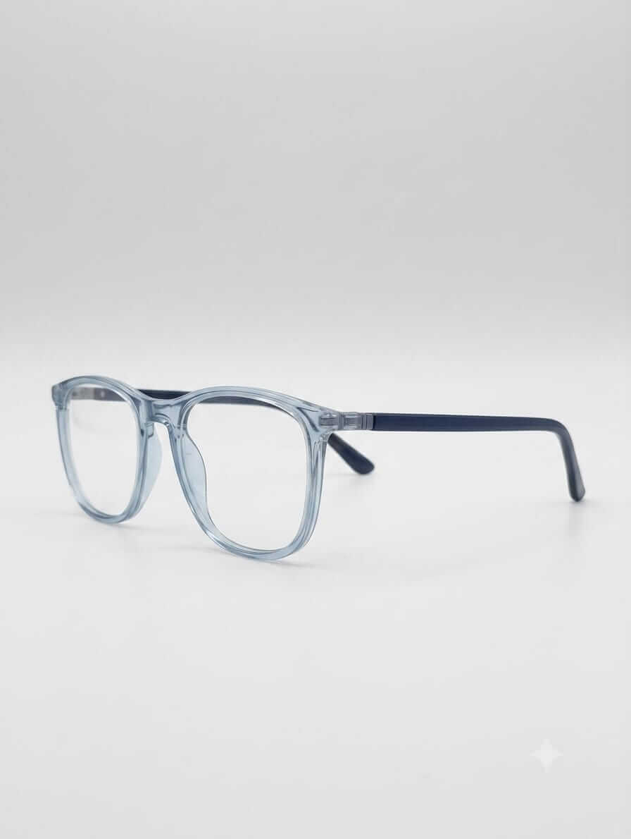 EYECONIC FLEXIBLE | UNISEX | SQUARE |CLEAR GREY| SIZE :- M
