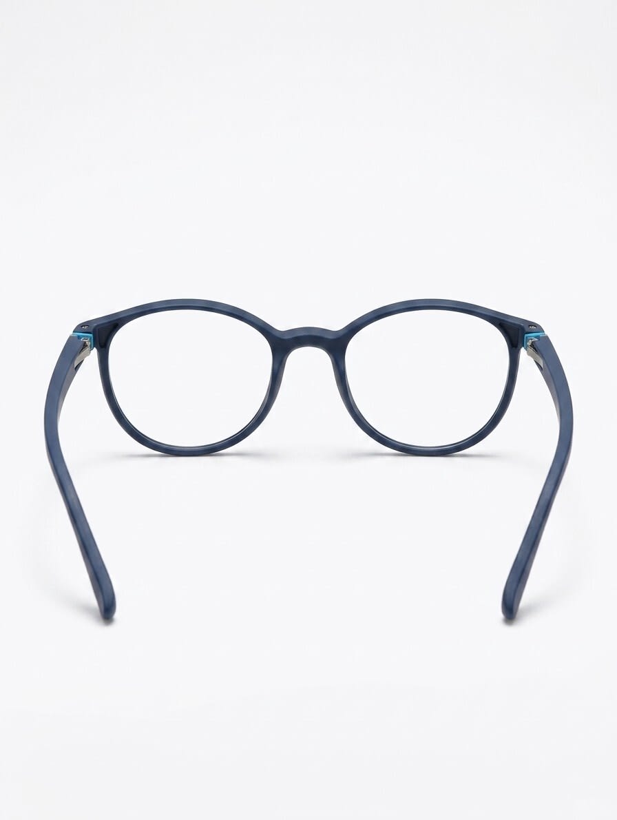 EYECONIC ARK | FLEXIBLE |M.BLUE| ROUND FULL RIM FRAME| SIZE : M