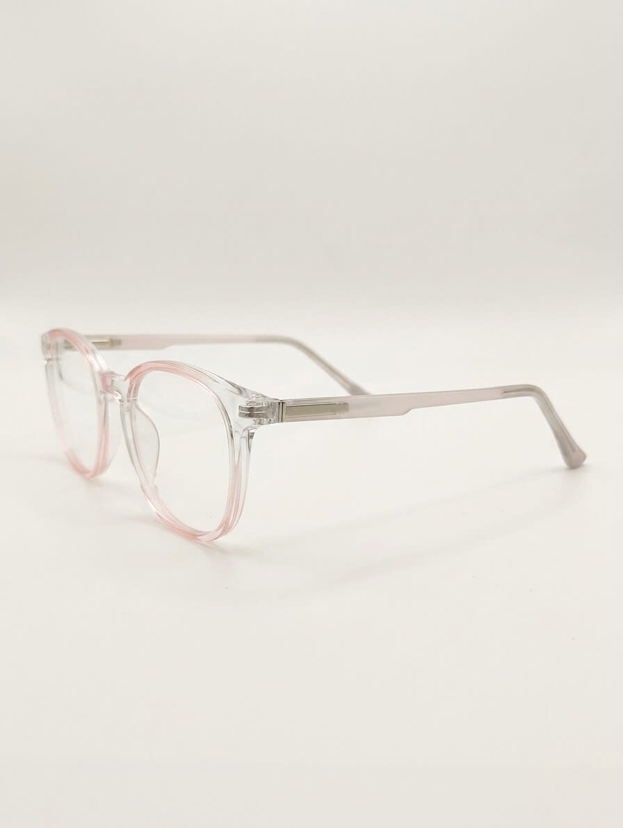 EYECONIC ARK | FLEXIBLE | ROUND FULL RIM FRAME | PINK | SIZE : M
